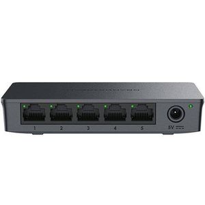 Switch No Administrable De 5 Puertos Gigabit, Compatible Con Gwn Cloud , Carcasa De Plastico Gwn7700