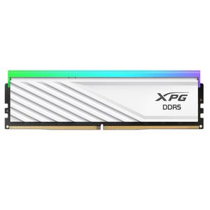 Memoria Ram Adata Xpg Lancer Blade Rgb, Ddr5 Kit 2X24Gb Udimm 6000Mt/S. Disipador Aluminio Blanco. Ax5U6000C3024G-D Ax5U6000C3024G-Dtlabrwh