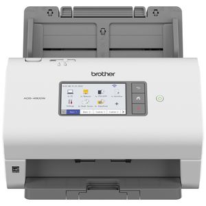 Escáner De Escritorio Dúplex Brother Ads4900W. 60 Ppm/120 Ipm B/N Y Color. Adf Hasta 100 Páginas. Pantalla Táctil A Ads4900W