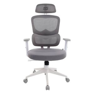 Silla Vorago Start The Game Cgm-400-Wh Mesh / Reclinable / Descansa Brazos 1D / Negra Cgm-400-Wh