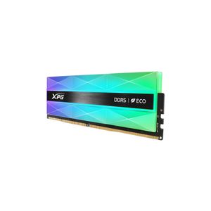 Memoria Ram Adata Xpg Lancer Neon Rgb, Ddr5 16Gb Udimm 6400Mt/S. Disipador De Aluminio Gris Plateado. Ax5U6400C3216 Ax5U6400C3216G-Clanrsg