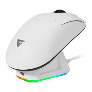 Mouse Vorago Game Factor Mow800-Wh Mouse Gamer Inalámbrico 4K Mow800-Wh