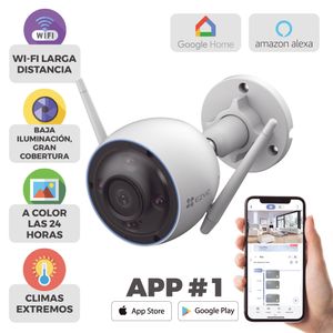 Cámara Bala Ip 5 Mp Ezviz H3 3K / Wi-Fi / Audio De Dos Vías / Ip67 / Visión A Color 24/7 / Microsd Hasta 512 Gb H3 3K