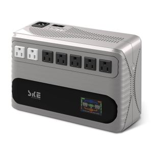 Ups Interactivo Ske Energy Gf1000 1000Va/600W, Color Plata Y Negro, Voltaje De Entrada Y Salida 120V Gf1000