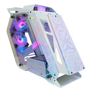 Gabinete Gamer Micro Atx/Mini Itx Ir02 Xzgairrgbw Blanco.  Xzgairrgbw