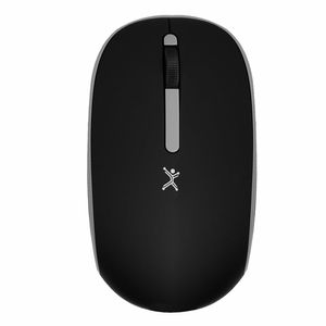 Mouse Inalámbrico Negro Silencioso Con Receptor Doble Usb C+Usb A Pc-045175 Pc-045175