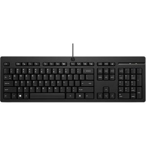 Teclado Alámbrico Hp 125 266C9Aa#Abm (Usb Type-A Con Cable) 266C9Aa#Abm