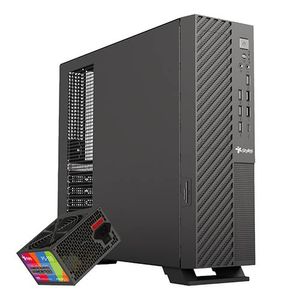 Gabinete Oficina Mince Slim Itx Stylos Con Fuente De Poder 550W Stgamn1B Stgamn1B