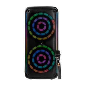 Bafle Vorago Ksp-503 Negro 2X8 2X30Watts Rms Tecnología Dsp / Usb / Msd/ 3.5Mm /  Recargable / Tws Bt 5Hrs Carga Us Ksp-503