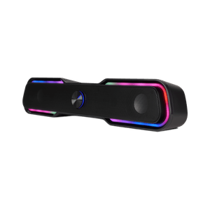 Bocinas Start The Game Bsp-350 Bluetooth/3.5Mm, Usb, Iluminación Rgb, Negro Bsp-350