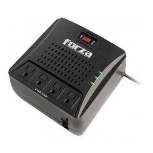 Regulador Forza, Negro, Hogar Y Oficina, 3000 Va, 1500 W Fvr-3001M