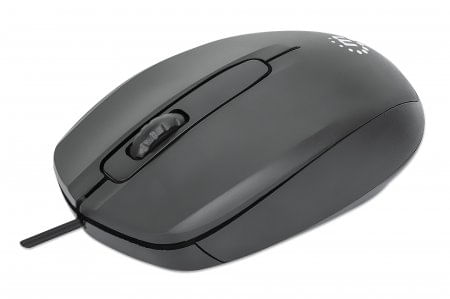 57755 - Mouse USB Óptico con Cable MANHATTAN 190190