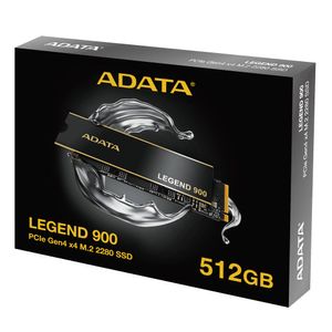 Unidad De Estado Sólido Adata Legend 900 500Gb Pcie Gen4X4 M.2 2280 Sleg-900-512Gcs