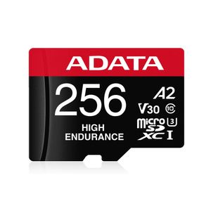 Micro Secure Digital Adata High Endurance (Alta Durabilidad) Microsdxc Uhs-I U3, Sd6.0 Clase 10, V30 512Gb Clase 10 Ausdx256Gui3V30Sha2-Ra1