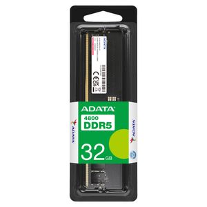 Memoria Ram Adata, Ddr5 32Gb Udimm 4800Mhz. Ad5U480032G-S Ad5U480032G-S