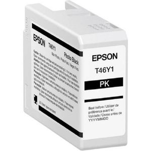 Cartucho Epson Pro10 T46Y100 Tinta Ultrachrome Photo Black 50Ml Compatible Para Surecolor P900 T46Y100