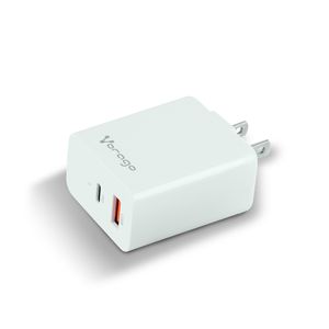 Cargador Para Pared. Vorago  Au-350-Wh Blanco. Quick Charce/ Cargador De Pared / Blanco. Quick Charce 3.0A Pd 20W U Au-350-Wh