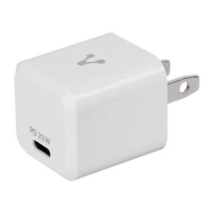 Cargador Para Pared Au-250-V2 Quick Charge 3.0A Pd 20W Tipo C Blanco Au-250-V2