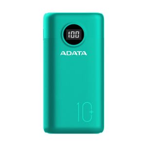 Powerbank Adata P10000Qcd, 10,000 Mah. Dos Puertos Usb-A Y Un Puerto Usb-C, Carga Tres Dispositivos Simultáneamente Ap10000Qcd-Dgt-Cgn