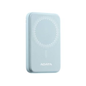 Powerbank Inalambrico Adata R050, 5,000Mah, Carga Rápida Qc/Pd De 20 W. Magnetico. Color Azul, Pr050-11Lb Pr050-11Lb