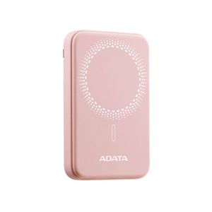 Powerbank Inalambrico Adata R050, 5,000Mah, Carga Rápida Qc/Pd De 20 W. Magnetico. Color Rosa, Pr050-11Pk Pr050-11Pk