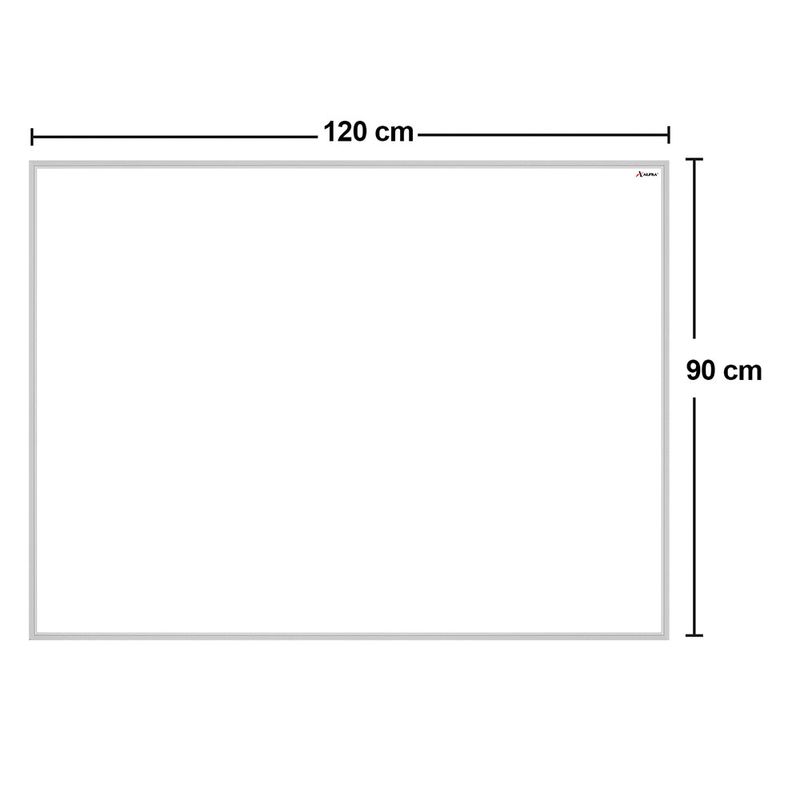 PINTARRON BLANCO WHITE STAR 90X120 MARCO ALUMINIO