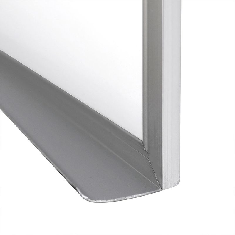 PINTARRON BLANCO WHITE STAR 90X120 MARCO ALUMINIO