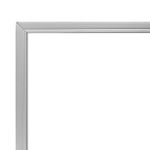 PINTARRON BLANCO WHITE STAR 90X120 MARCO ALUMINIO
