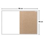 TABLERO MIXTO WHITE STAR 60X90 MARCO ALUMINIO