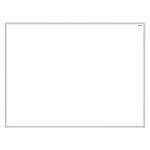 PINTARRON BLANCO WHITE STAR 90X120 MARCO ALUMINIO