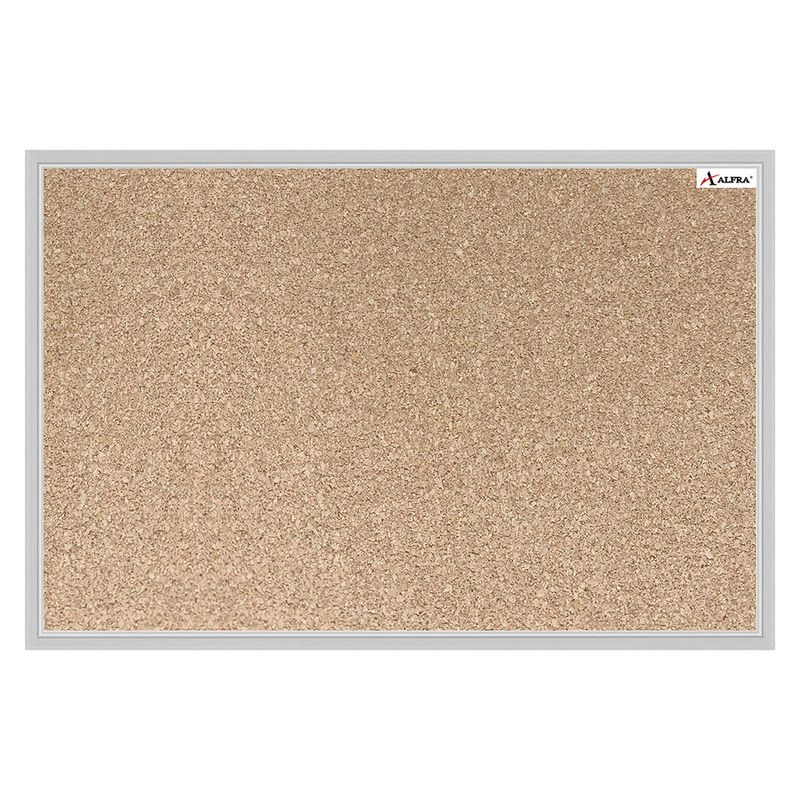 TABLERO CORCHO WHITE STAR 40X60 MARCO ALUMINIO