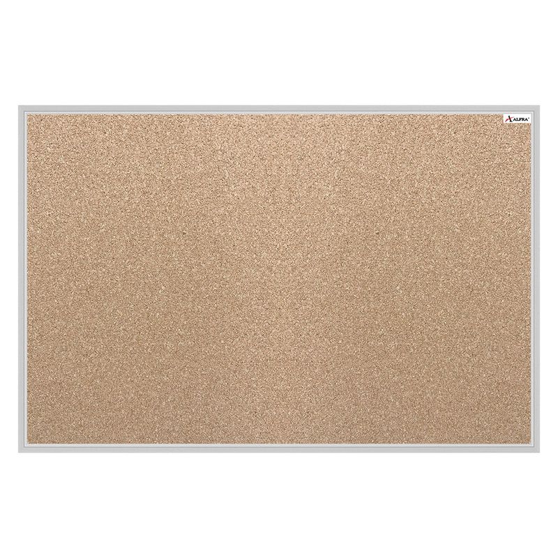 TABLERO CORCHO WHITE STAR 60X90 MARCO ALUMINIO