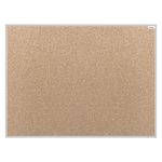 TABLERO CORCHO WHITE STAR 90X120 MARCO ALUMINIO