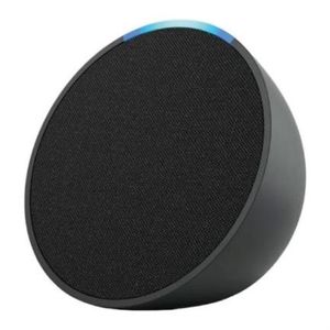 Bocina Inteligente Alexa Amazon Echo Pop Proyección Frontal De 1.95" Wi-Fi/Bluetooth Color Gris Carbón Axtbocad007