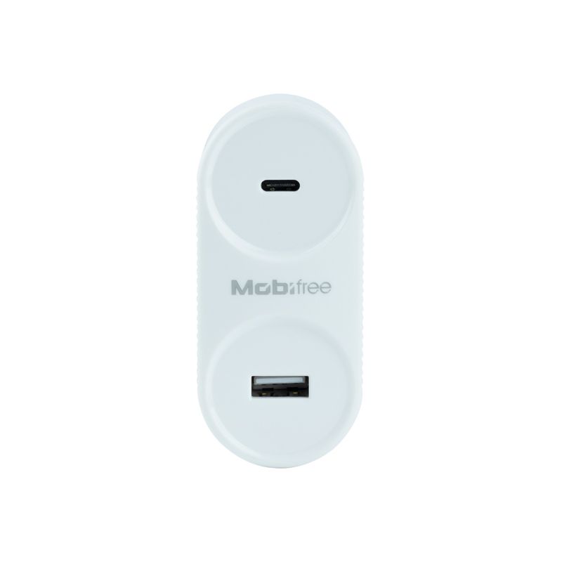 60268 - Cargador  Mobifree Cargador de pared USB y Tipo C