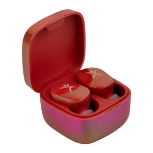 Audífonos Tws Mini Pearl Rojos Pc-117247 Pc-117247
