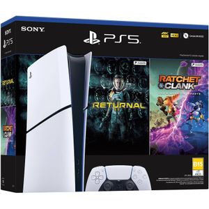 Consola Playstation 5 Slim Edición Digital. Pack 2 Juegos Incluidos 465972200016