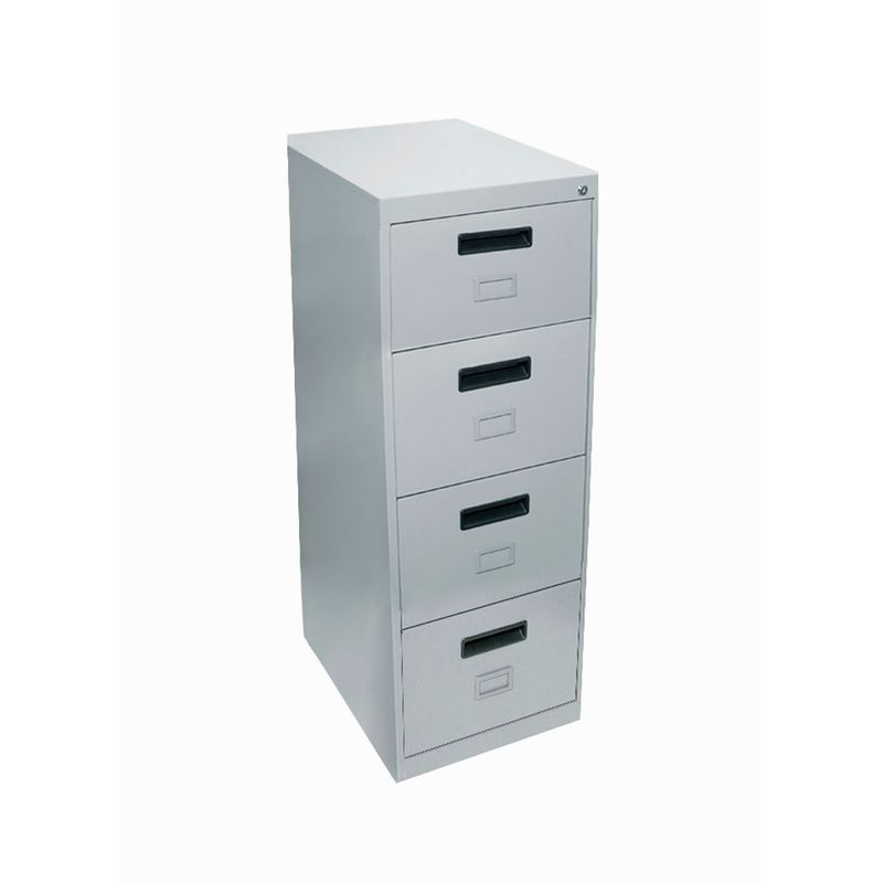 ARCHIVERO METAL 4 GAVETAS GRIS