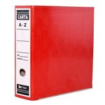 ARCHIVADOR CARTA ROJO PLASTIFICADO KYMA