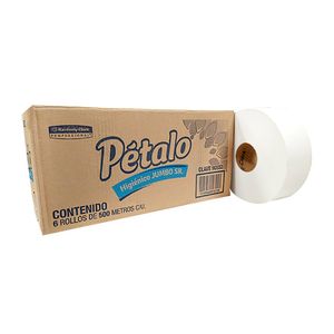 Papel Higienico Jumbo Sr. Petalo 500Mts  De 9Cm  Con 6 Bobinas 90552