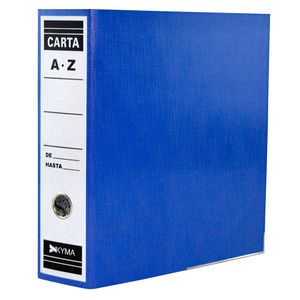 Archivador Carta Azul Plastificado Kyma Regkcar-Az