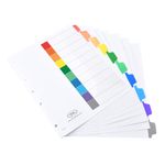 SEPARADOR 10DIV CARTA COLORES SURTIDOS WJ