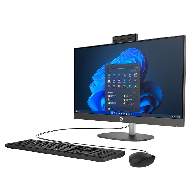 COMPUTADORA ALL IN ONE HP PRO ONE 245 G10, RYZEN 5-7520U, 8GB RAM, 256GB SSD, 238" FHD, WIN11PRO