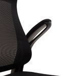 SILLON EJECUTIVO RESP ALTO EN MALLA CON BRAZOS ABATIBLES