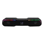 Bocina Vorago Start The Game BSP-350 Bluetooth/35MM USB Iluminación RGB Color Negro