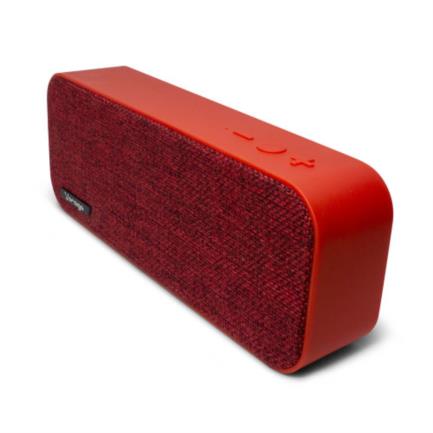 Bocina Vorago BSP-150 Bluetooth/MSD/USB/35mm Tela Color Rojo