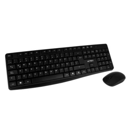 Kit Teclado y Mouse Inalámbrico Acteck Creator MK440 24Ghz 1200dpi Color Negro