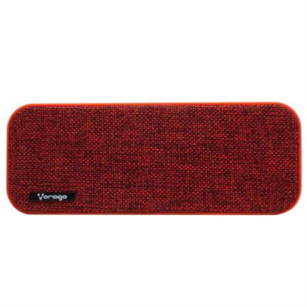 Bocina Vorago BSP-150 Bluetooth/MSD/USB/35mm Tela Color Rojo