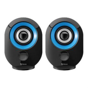 Bocinas Multimedia Steren Roundedge 70W Pmpo Color Negro Sqcbocab017
