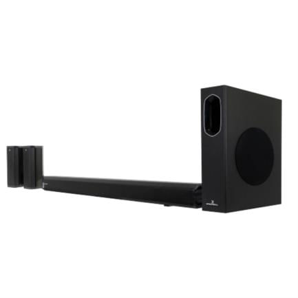 Bocinas Perfect Choice Home Cinema 51 Canales 160W Barra+SubWoofer Color Negro